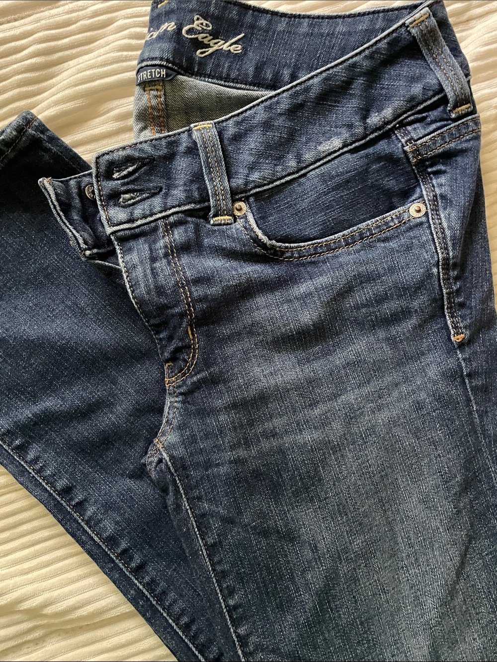 American Eagle Outfitters Indigo Stretch Slim Jeans